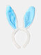 Easter Women Hair Accessories Cute Bunny Ears Headdress Children Headband - Blue