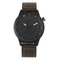 Trendy Leather Quartz Watch Waterproof Point Dial Waist Watch For Men Watch  - 02
