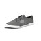 Men Daily Colorful Lace Up Comfort Casual Canvas Skate Shoes - Gray