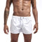 Mens Board Shorts Mini Shorts Quick Dry Garden Party Beach Swimsuit Sport Jogging Running Shorts - White