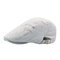 Women Comfortable Beret Cap Fashion Embroidered Cotton Cap Breathable Adjustable Outdoor Sun Hat - Grey