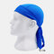 Outdoor Riding Pirate Hat Quick-drying Turban Perspiration Breathable Sunscreen - Blue