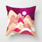 Moderno paisaje abstracto funda de cojín de lino sofá para el hogar fundas de almohada decoración del hogar - #4