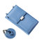 Candy Color Phone Bag Wallet Crossbody Bag Shoulder Bags Purse For Women - Blue