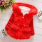 Children Cotton Thickening Cotton-padded Clothes - Red