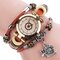Vintage Bracelet Quartz Watch Individual Rhinestone Dial Watch Leather Watch For Women - 05