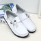 Big Size Leather Lace Up Loafers Flat Casual Shoes For Women - White