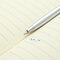 Rotating Metal Ballpoint Pen Stainless Steel Ball Pen Steel Bar Pen Commercial Stationery Pen - Blue