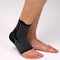 Ankle Support Gear 3D Weaving Breathable Anti-Sprain Elastic Sports Ankle Support - Black+Grey