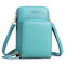 Women PU leather Clutch Bag Card Bag Large Capacity Multi-Pocket Crossbody Phone Bag - Green