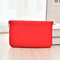 ठोस पॉलिएस्टर पनरोक शॉपिंग बैग पुन: प्रयोज्य Foldable ढोना कंधे बैग - लाल