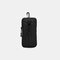 Men Waterproof 6.5 Inch Phone Holder Water Bottle Tactical Outdoor Phone Bag Waist Belt Bag - Black