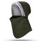 Men Women Warm Hunting Face Mask Cap With Earmuffs Hooded Scarf Windproof Warmer Cap With Neck Flap - Army Green