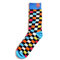 Men's Women's Classic Geometric Plaid Striped Cotton Tube Socks Casual Cozy Socks - #11