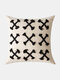 1PC Cotton Rope Embroidery Pattern Decoration In Bedroom Living Room Sofa Cushion Cover Throw Pillow Cover Pillowcase - #01