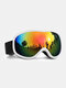 Lunettes de ski unisexes à double couche et grand champ de vision sphériques professionnelles anti-buée à double lentille - #05