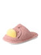 Women Lovely Duck Warm Plush Comfortable Home Backless Slippers - Pink