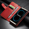 Multifunctional Phone Case Card Holder Wallet - Red