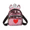 New Unicorn Backpack Girl Fashion Sequined Shoulder Bag Cartoon Cute Bag Travel Backpack - Pink