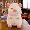 30/40/50cm Crystal Velvet Pig Pillow Smile Face Cotton Fabric Stuffed Pig toys Child Gifts - Beige