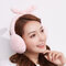 Women Girls Winter Warm Ultra Soft Faux Fur Plush Earmuffs Ear Warmer Foldable Washable Adjustable  - Pink