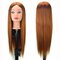 Hair Training Mannequin Practice Head High Temperature Fiber Salon Model With Clamp Braided Hair - 02