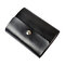 Portable Genuine Leather Card Holder 26 Card Slots Wallet For Women Men Unisex - Black