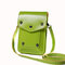 Women Retro Shoulder Bag Vintage Rivet PU Crossbody Bag Little Phone Bag - Green