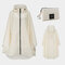 Fashion Windbreaker Raincoat Poncho Outdoor Clothes - White