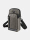 Men's Oxford Cloth Outdoor Sports 6.5 Inch Mobile Phone Bag Shoulder Messenger Bag Arm Bag Waist Bag - Light Khaki