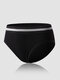 High Waist Tummy Control Hip Lifting Soft Comfy Panties - Black