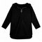 Women's New Loose Bf Wind Hooded Sweater Women's Head Long-sleeved Shirt Hong Kong Flavor Chic Thick Coat - Black