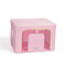 Cationic Fabric Folding Storage Box Odorless Clothing Storage Box - Pink