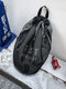 Men Nylon Fashion Wear-Resistant Large Capacity Backpack Basketball Bag - Gray