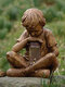 1 PC Resin Child Prodigy Sculpture Guardian Little Boy Crafts Ornaments Garden Decor - #01