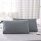 2pcs 50*76cm/50*101cm Solid Rectangle Pillow Cases for Home/Hotel Pillowcases without Pillow Core 12 Colors - Dark Grey