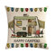 1 PC Vintage Cartoon Camper Van Pattern Linen Pillowcase Cushion Cover Home Sofa Art Decor Throw Pillow Cover - #2