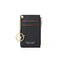 Women PU Leather Card Holder Small Coin Bag Purse Key Chain - Black