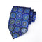 Men Print Jacquard Tie Fashion Vintage Formal Business Casual Working Suit Tie - #3