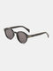 पुरुषों के आरामदायक फैशन आउटडोर UV सुरक्षा सर्कल गोल धूप का चश्मा - #01
