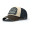 Unisex Patch Colorblock Cap Washable Old Baseball Cap Breathable Cotton Sun Hat - #02
