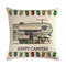 1 PC Vintage Cartoon Camper Van Pattern Linen Pillowcase Cushion Cover Home Sofa Art Decor Throw Pillow Cover - #5