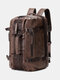 Multifunction Large Capacity Waterproof Wearable Breathable Multi-Carry Backpack Shoulder Bag Handbag - Coffee