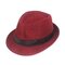 Men Women Summer Paper Knited Sunscreen Jazz Cap Outdoor Casual Travel Breathable Hat - Red wine