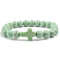 Turquoise Cross Beads Bracelets Elastic Rope Yoga Buddha Beads Natural Stone Unisex Bracelets - #07