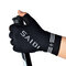 Mens Non-slip Silk Silica Gel Breathable Cool Elasticity Cycling Outdoor Half Finger Glove - Black
