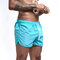 Mens Board Shorts Mini Shorts Quick Dry Garden Party Beach Swimsuit Sport Jogging Running Shorts - Light Blue