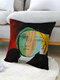 1 Pc Multicolor Cartoon Character Pattern Print Linen Pillowcase Throw Pillow Cover Sofa Home Car Cushion Cover - #05
