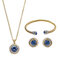 JASSY® Luxury 12 Months Birthstone Jewelry Set Lucky Zodiac Birthday Gemstone Best Gift for Women - March