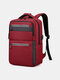 Men's Oxford Backpack USB Rechargeable Backpack 15.6 inch Computer Bag High Capacity Backpack - Red